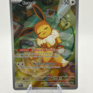 Pokemom TCG SVP Promos - Eevee SVP173 Black Star Promo Illustration NM FRENLY BRICKS - Open 7 Days
