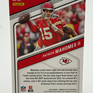 2023 Donruss Elite #83 Patrick Mahomes II Refractor FRENLY BRICKS - Open 7 Days