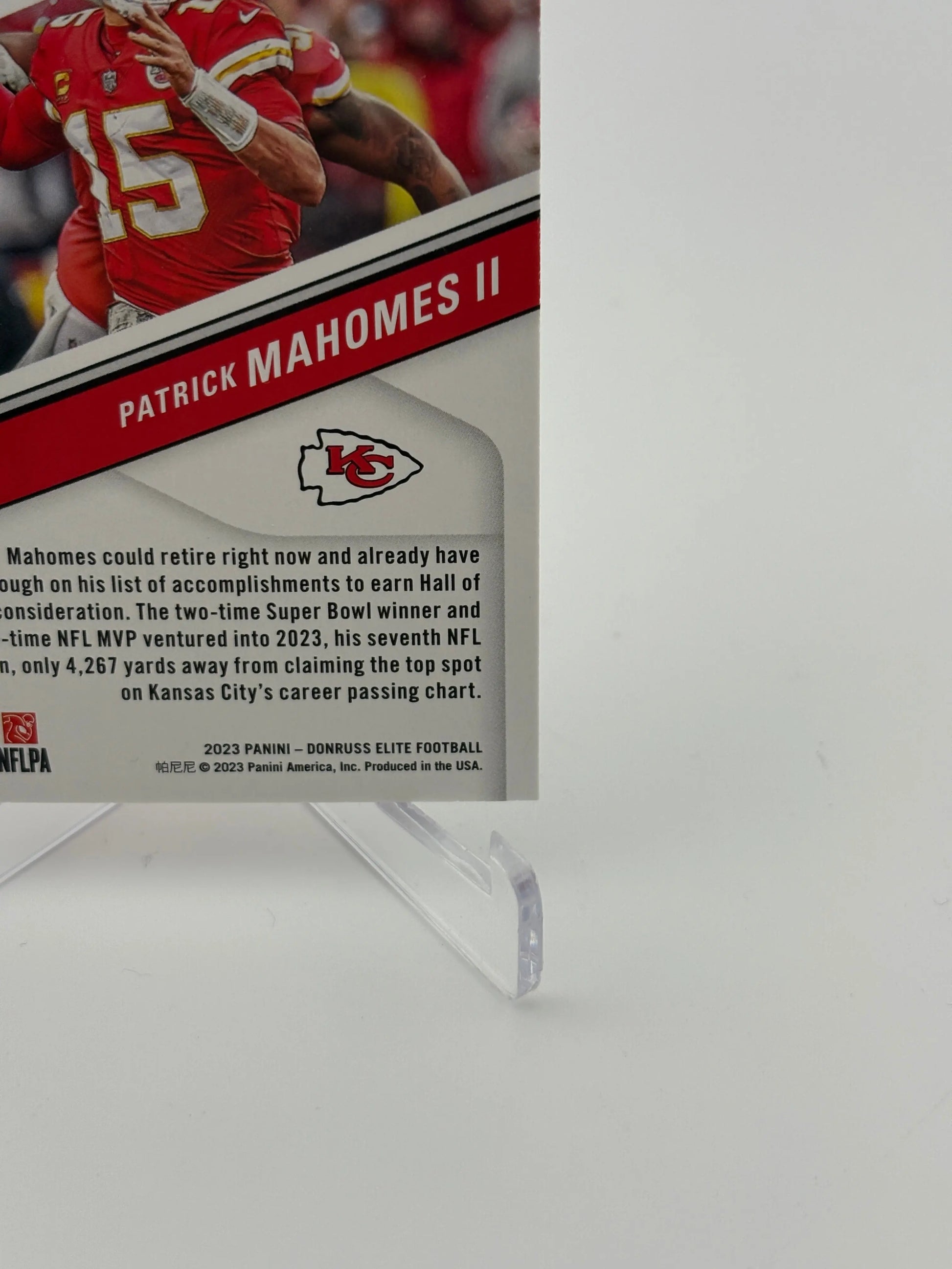 2023 Donruss Elite #83 Patrick Mahomes II Refractor FRENLY BRICKS - Open 7 Days