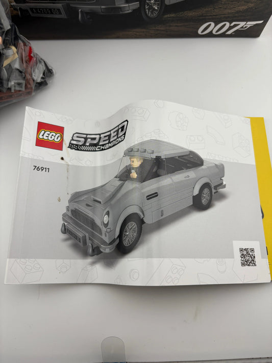 LEGO Speed Champions 76911: James Bond 007 Aston Martin DB5 Open 95% Complete FRENLY BRICKS - Open 7 Days