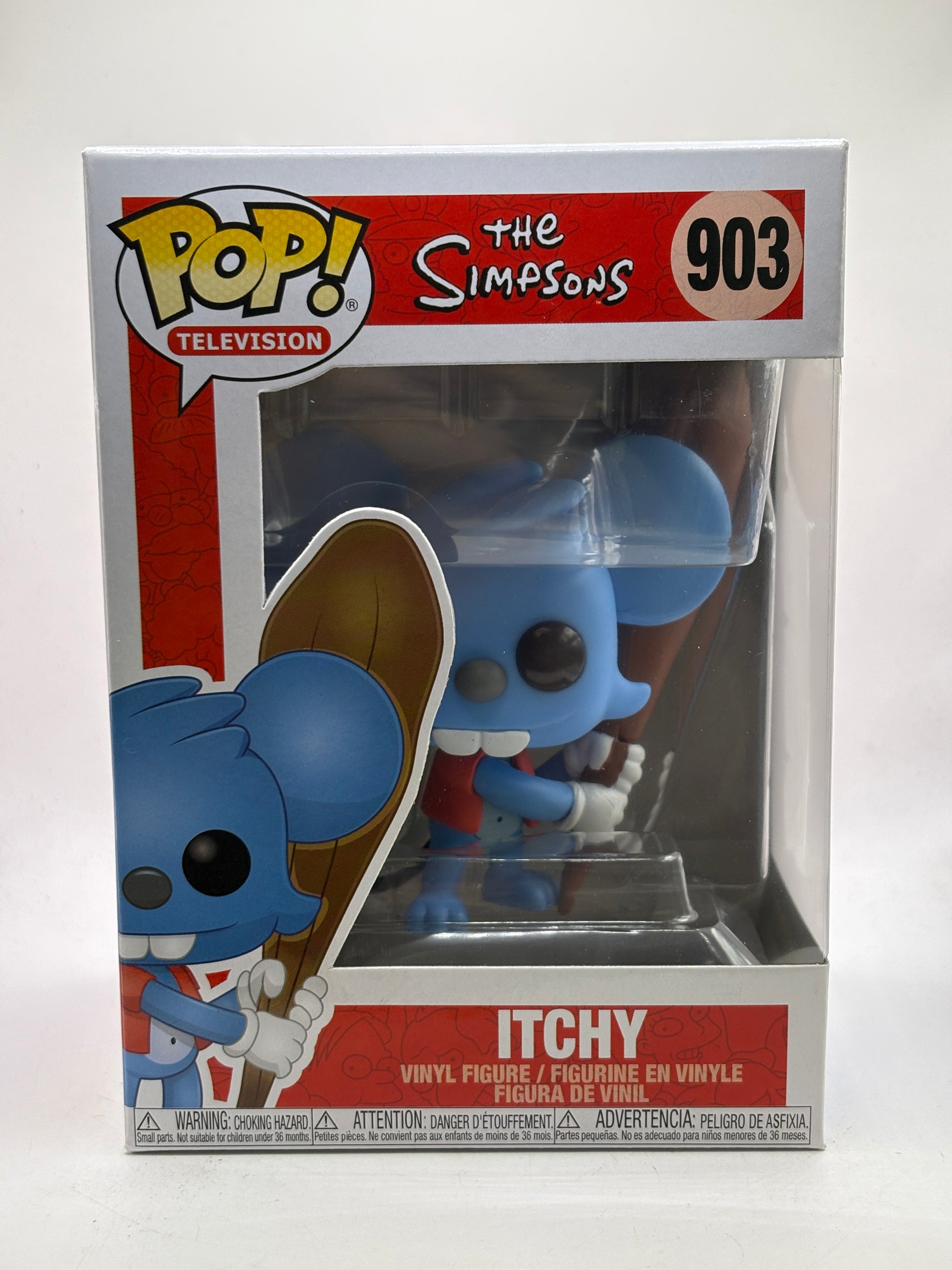 Funko POP! Television The Simpsons #903 Itchy Vinyl Figure image 1