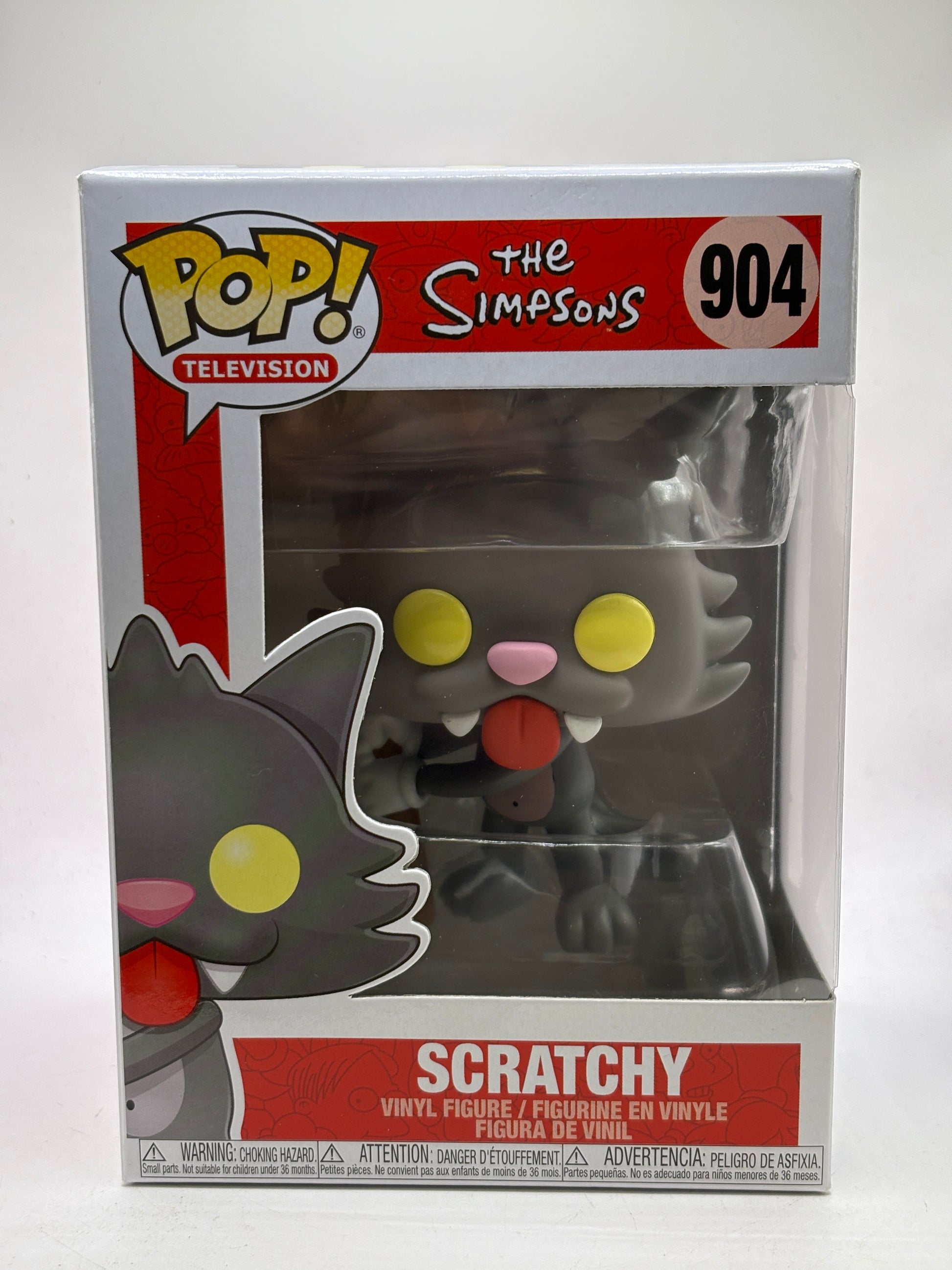 Funko POP! Television The Simpsons #904 Scratchy Vinyl Figure image 1