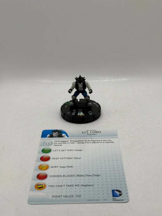 DC HeroClix 2013 - Li’l Lobo Action Figure Loose #017a With Card FRENLY BRICKS - Open 7 Days