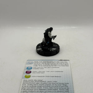 DC HeroClix Rare #042 Lobo Figure Loose with Card FRENLY BRICKS - Open 7 Days