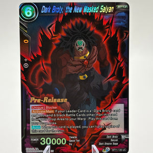 Dragon Ball Super Masters - Dark Broly, the New Masked Saiyan BT11-135 UC Pre Release FRENLY BRICKS - Open 7 Days