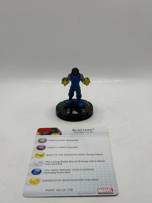 Heroclix Marvel Galactic Guardians BLASTAAR #023 with Card FRENLY BRICKS - Open 7 Days