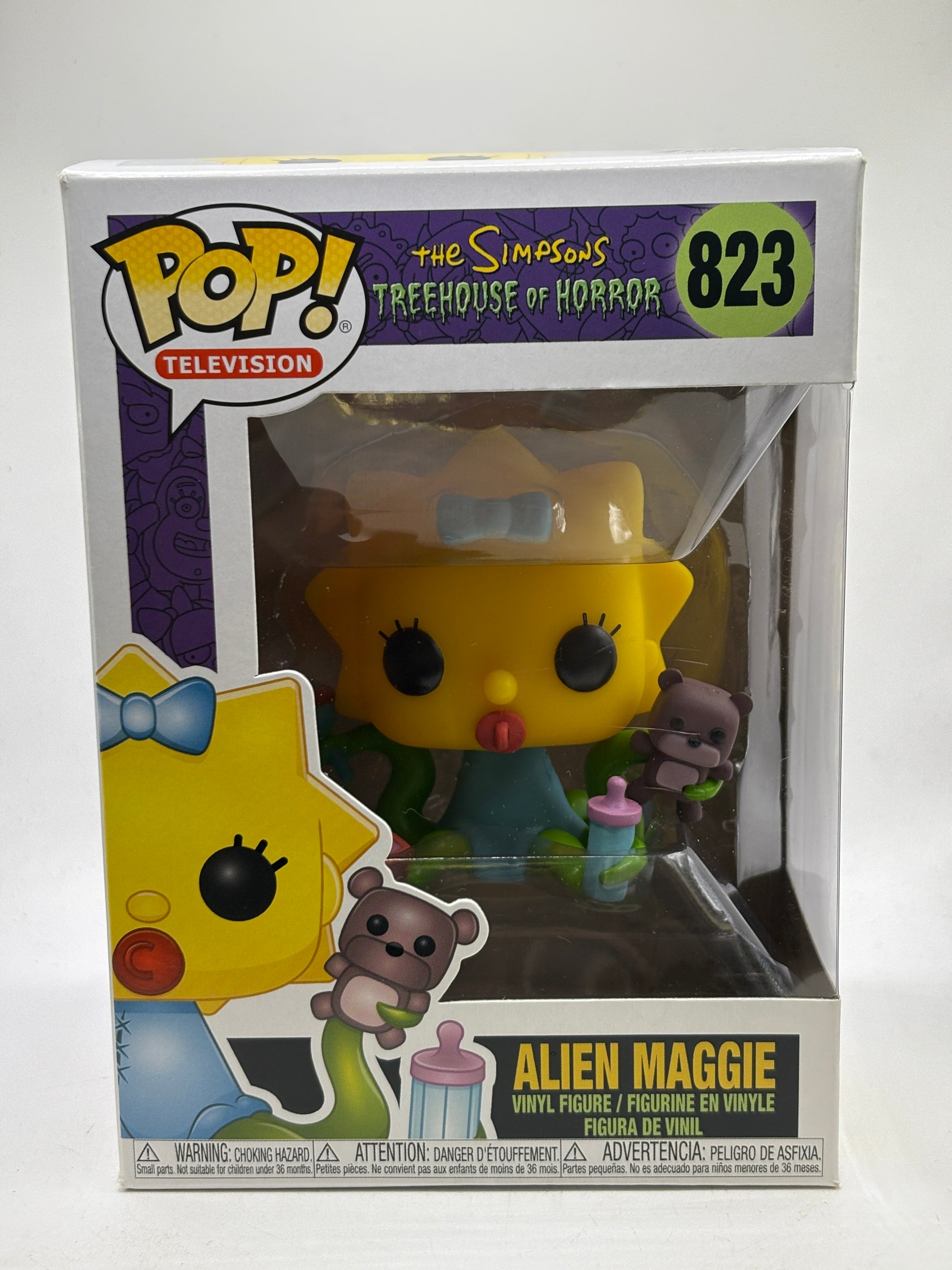 Funko POP! Television The Simpsons #823 Alien Maggie Vinyl Figure image 1