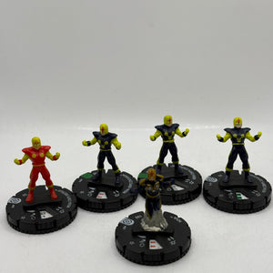 Marvel HeroClix Nova Team - Set x 5 Figures with Cards Loose FRENLY BRICKS - Open 7 Days
