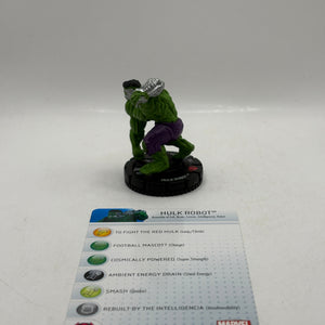 Marvel HeroClix Common Hulk Robot #006 Figure Loose with Card FRENLY BRICKS - Open 7 Days