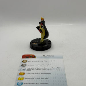 Marvel HeroClix Quasar #004 Super Rare Figure Loose with Card FRENLY BRICKS - Open 7 Days