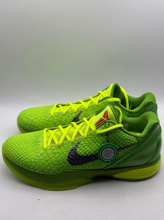Nike Kobe 6 Protro Low Grinch Size 13 *(NO BOX) USED FRENLY BRICKS - Open 7 Days