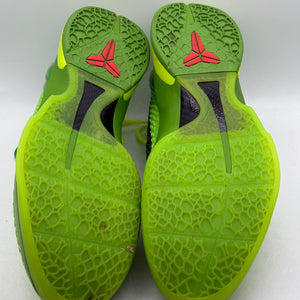 Nike Kobe 6 Protro Low Grinch Size 13 *(NO BOX) USED FRENLY BRICKS - Open 7 Days
