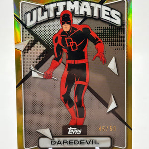 2025 Topps Finest Marvel X-Men ‘97 Daredevil Gold Refractor /50 #53 FRENLY BRICKS - Open 7 Days