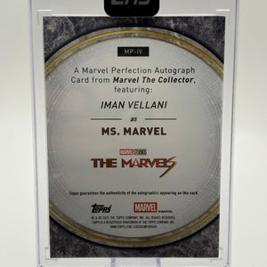 2025 Topps Marvel the Collector Perfection /100 Ms. Marvel Iman Vellani Auto FRENLY BRICKS - Open 7 Days