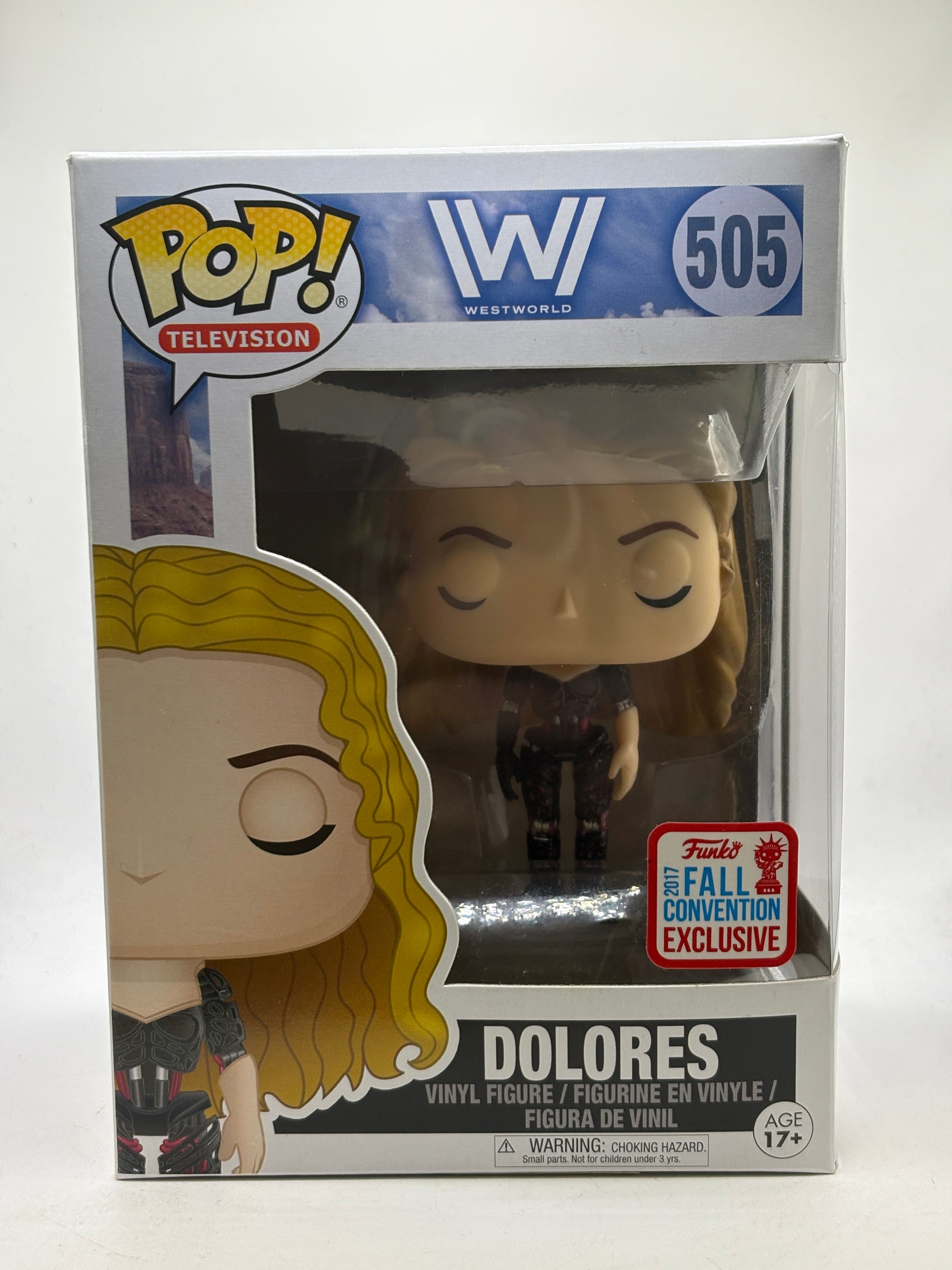 Funko POP! Television WestWorld #505 Dolores 2017 Fall Convention Vinyl Figure image 1