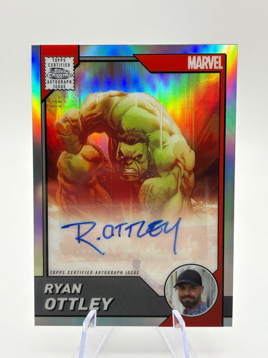 2025 Topps Chrome Marvel Ryan Ottley Artist Autograph Auto #AA-RO FRENLY BRICKS - Open 7 Days