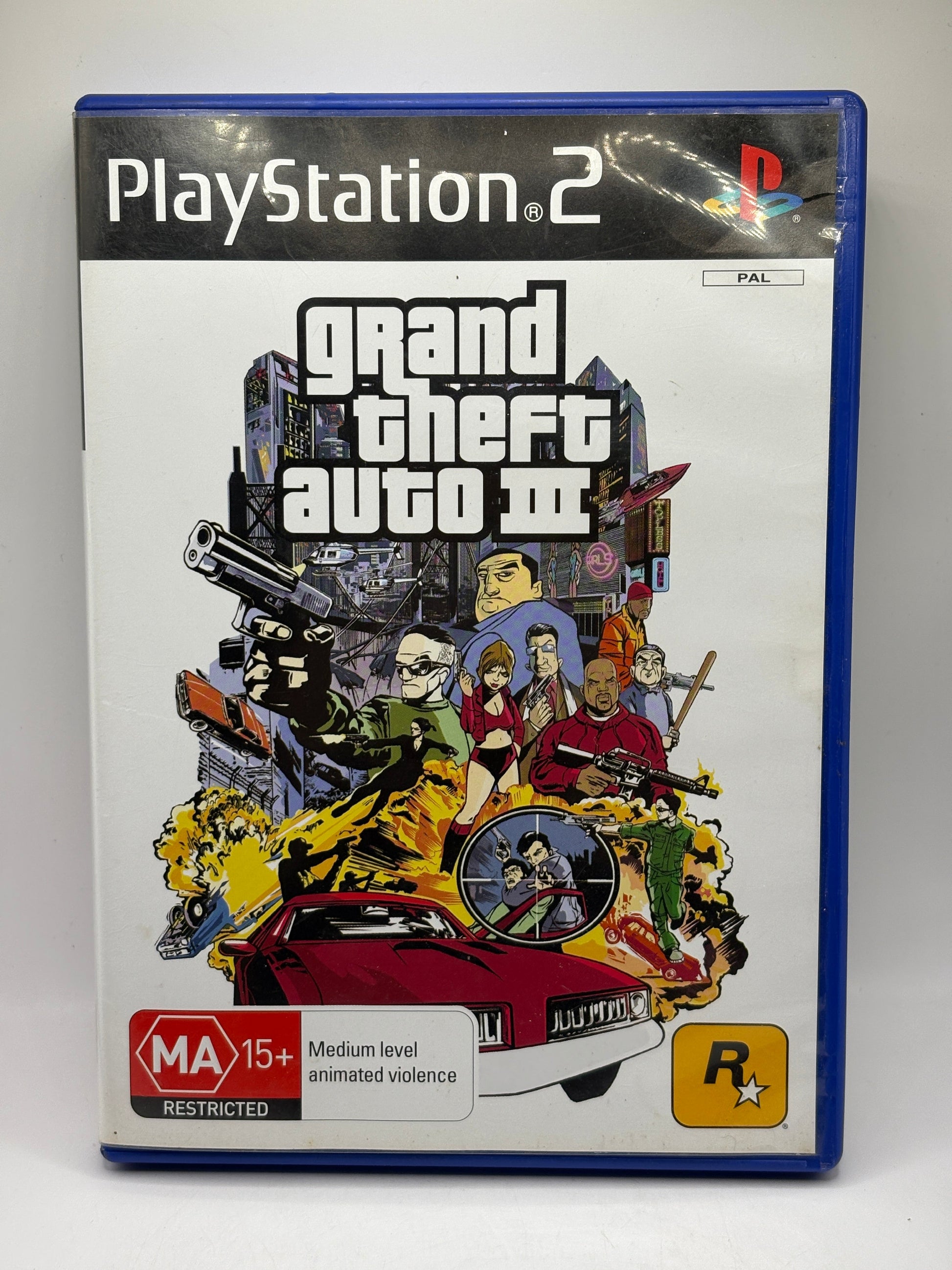 Grand Theft Auto III 3 GTA3 Sony PlayStation 2 PS2 CIB W/ Map & Manual FRENLY BRICKS - Open 7 Days