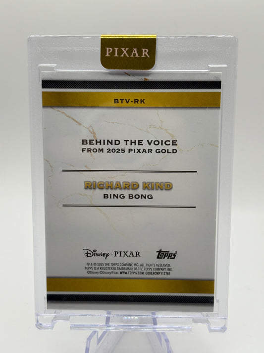 2025 Pixar Gold #BTV-RK Bing Bong Richard Kind Behind The Voice /25 Encased FRENLY BRICKS - Open 7 Days