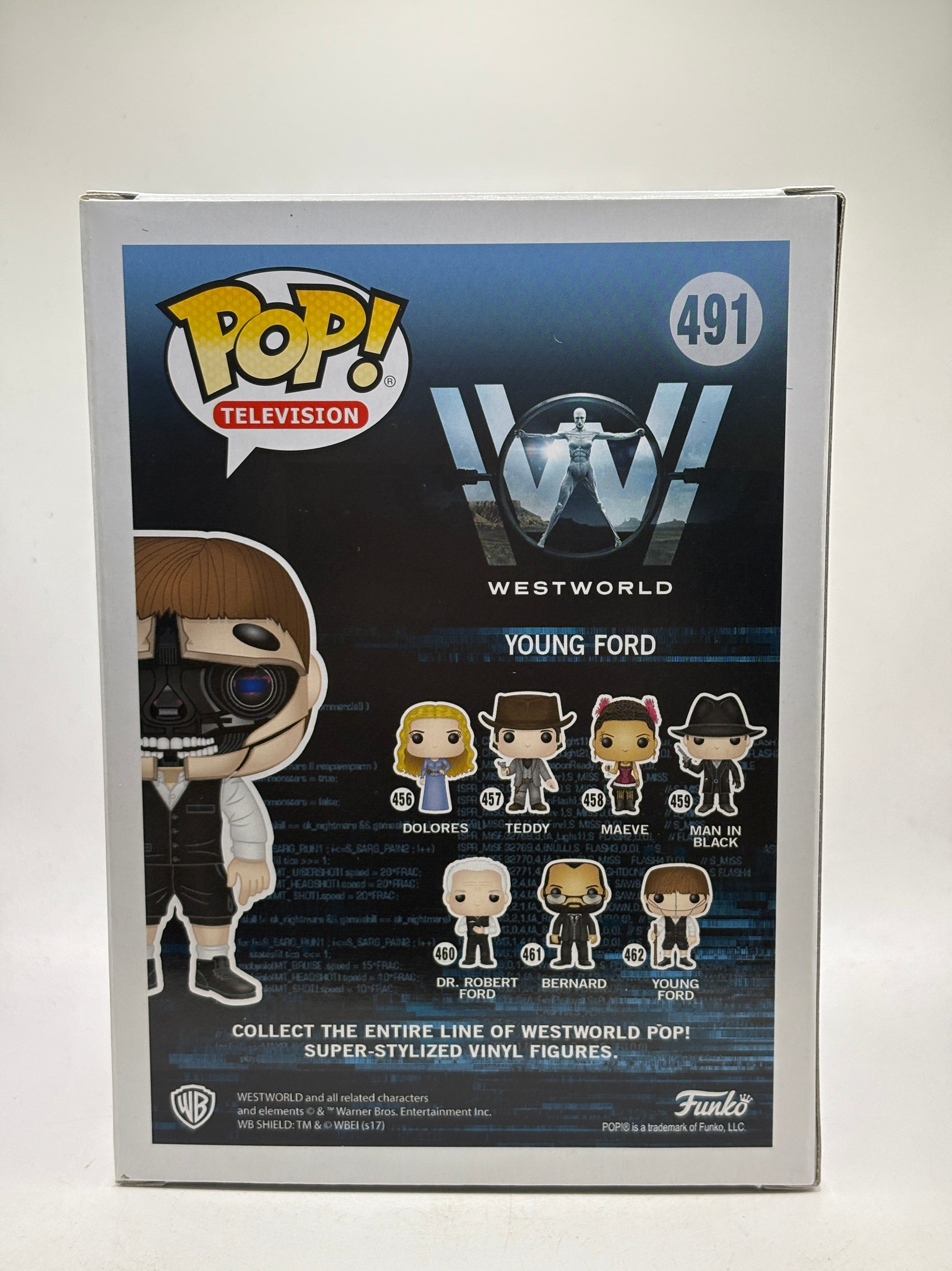 Funko POP! Television WestWorld #491 Young Ford 2017 Summer Convention Vinyl Figure image 3