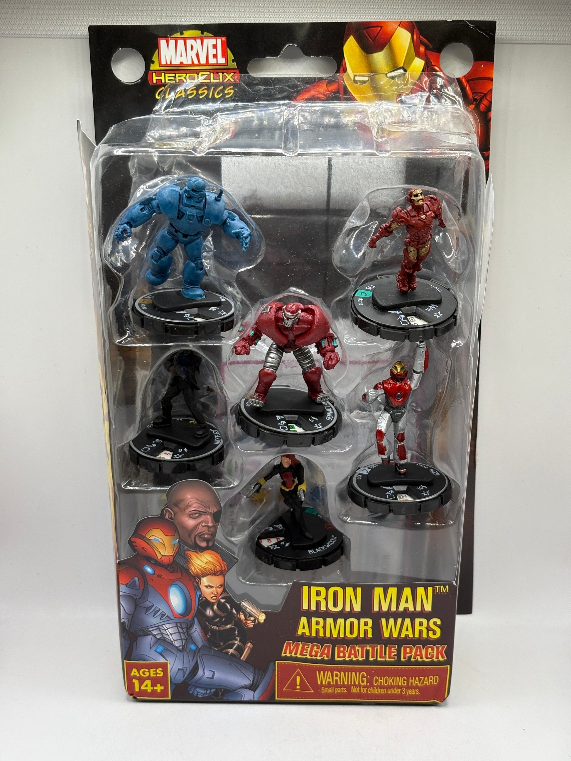 HeroClix Marvel Classic Iron Man Armor Wars Mega Battle Pack - NECA FRENLY BRICKS - Open 7 Days