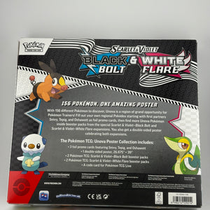 Pokemon TCG Scarlet Violet Black Bolt White Flare Poster Collection Sealed FRENLY BRICKS - Open 7 Days