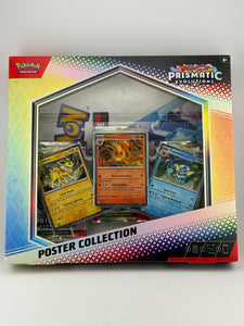 Pokemon TCG Scarlet Violet Prismatic Evolutions Poster Collection Sealed
