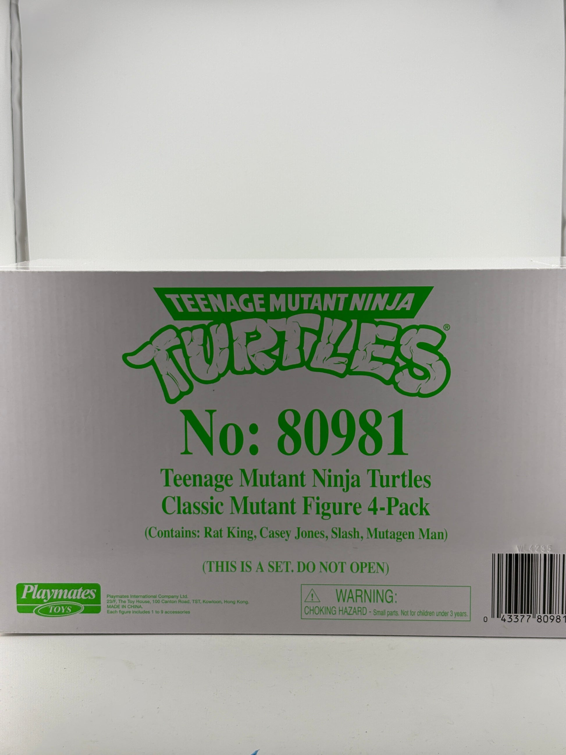 TMNT Playmates No: 80981 4 Figure Set Classic Mutant Figure 4 Pack Sealed FRENLY BRICKS - Open 7 Days