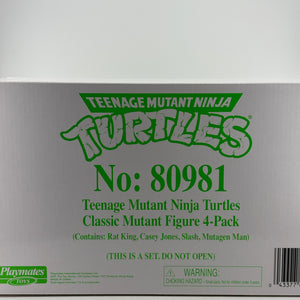 TMNT Playmates No: 80981 4 Figure Set Classic Mutant Figure 4 Pack Sealed FRENLY BRICKS - Open 7 Days