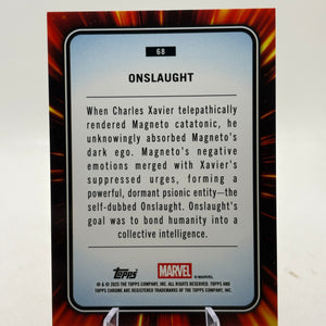 2025 Topps Chrome Marvel Onslaught Blue & Red Spider Web Refractor /62 FRENLY BRICKS - Open 7 Days