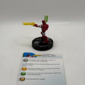 HeroClix DC Comics - Rocket Red #035 Loose Figure with Card FRENLY BRICKS - Open 7 Days