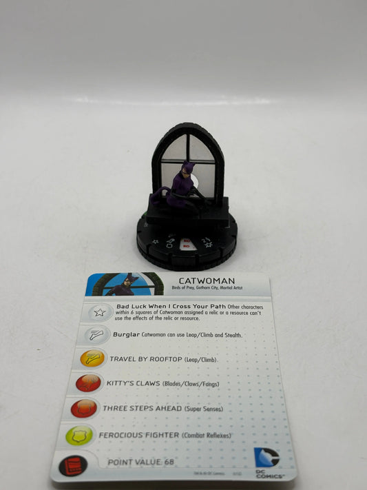 HeroClix DC Comics 10th Anniversary- Catwoman #015 Loose Figure with Card FRENLY BRICKS - Open 7 Days