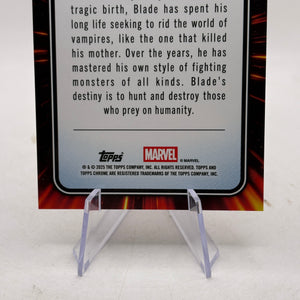 2025 Topps Chrome Marvel Blue and Red Spider Web Refractors #126 Blade /62 FRENLY BRICKS - Open 7 Days