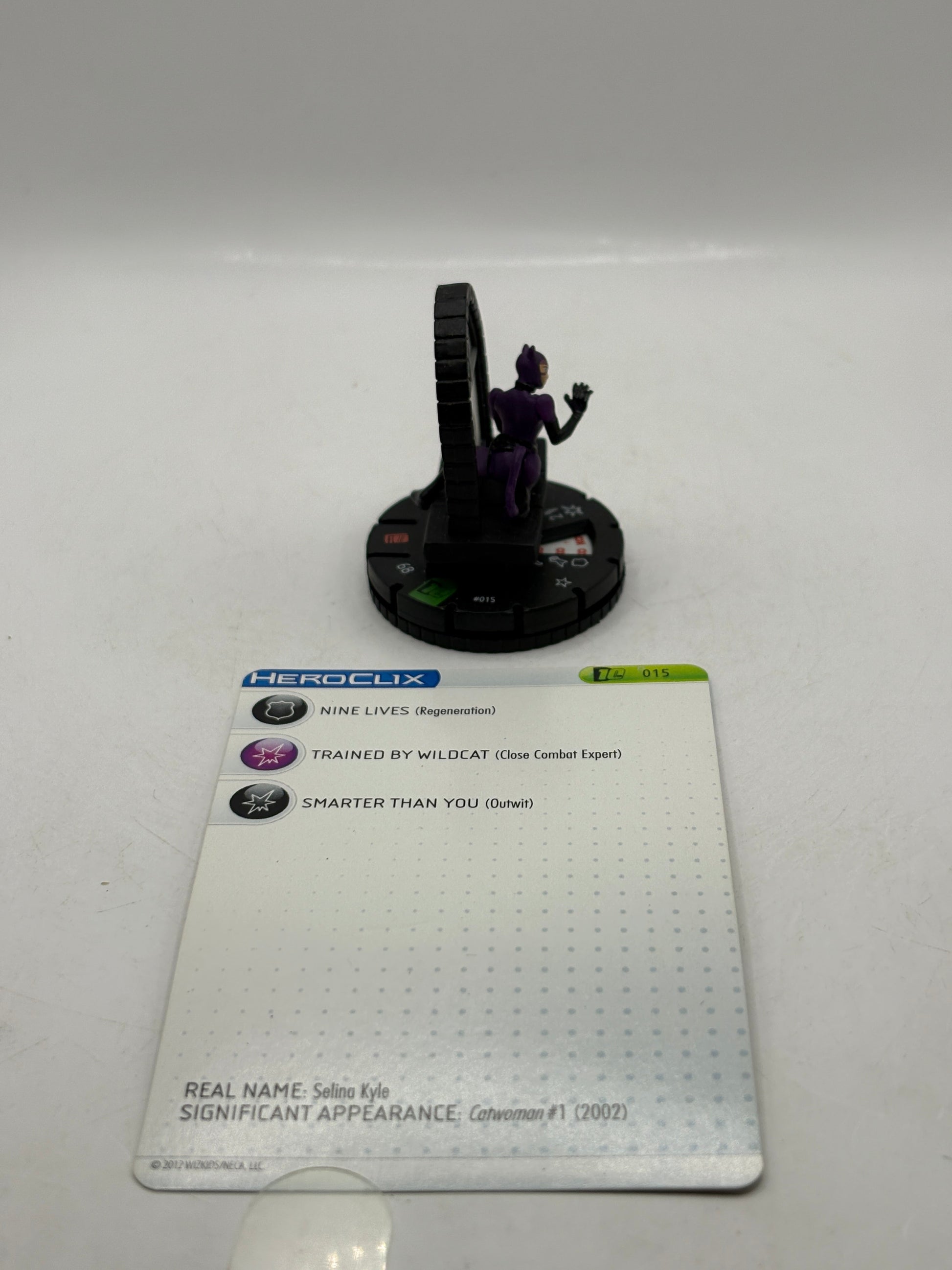 HeroClix DC Comics 10th Anniversary- Catwoman #015 Loose Figure with Card FRENLY BRICKS - Open 7 Days