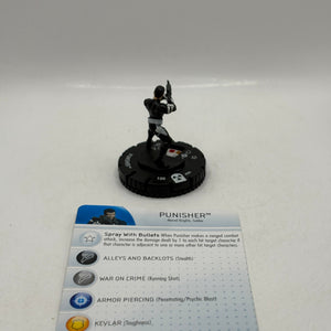 HeroClix Marvel - Punisher #205 Loose Figure with Card FRENLY BRICKS - Open 7 Days