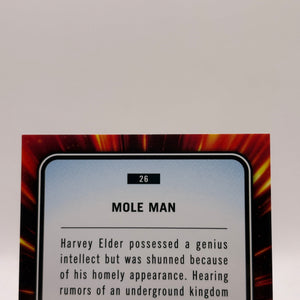 2025 Topps Chrome Marvel /39 Torch Refractor Mole Man FRENLY BRICKS - Open 7 Days