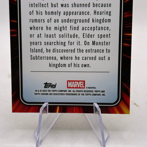 2025 Topps Chrome Marvel /39 Torch Refractor Mole Man FRENLY BRICKS - Open 7 Days