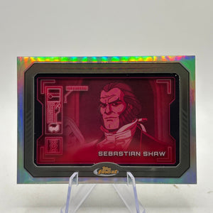 Topps 2025 Finest X-Men '97 Sentinels Scan Sebastian Shaw Silver Refractor #SS-18 FRENLY BRICKS - Open 7 Days