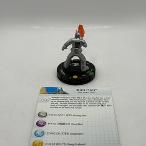 HeroClix Marvel 10th Anniversary- Iron Man #012 Loose Figure with Card FRENLY BRICKS - Open 7 Days