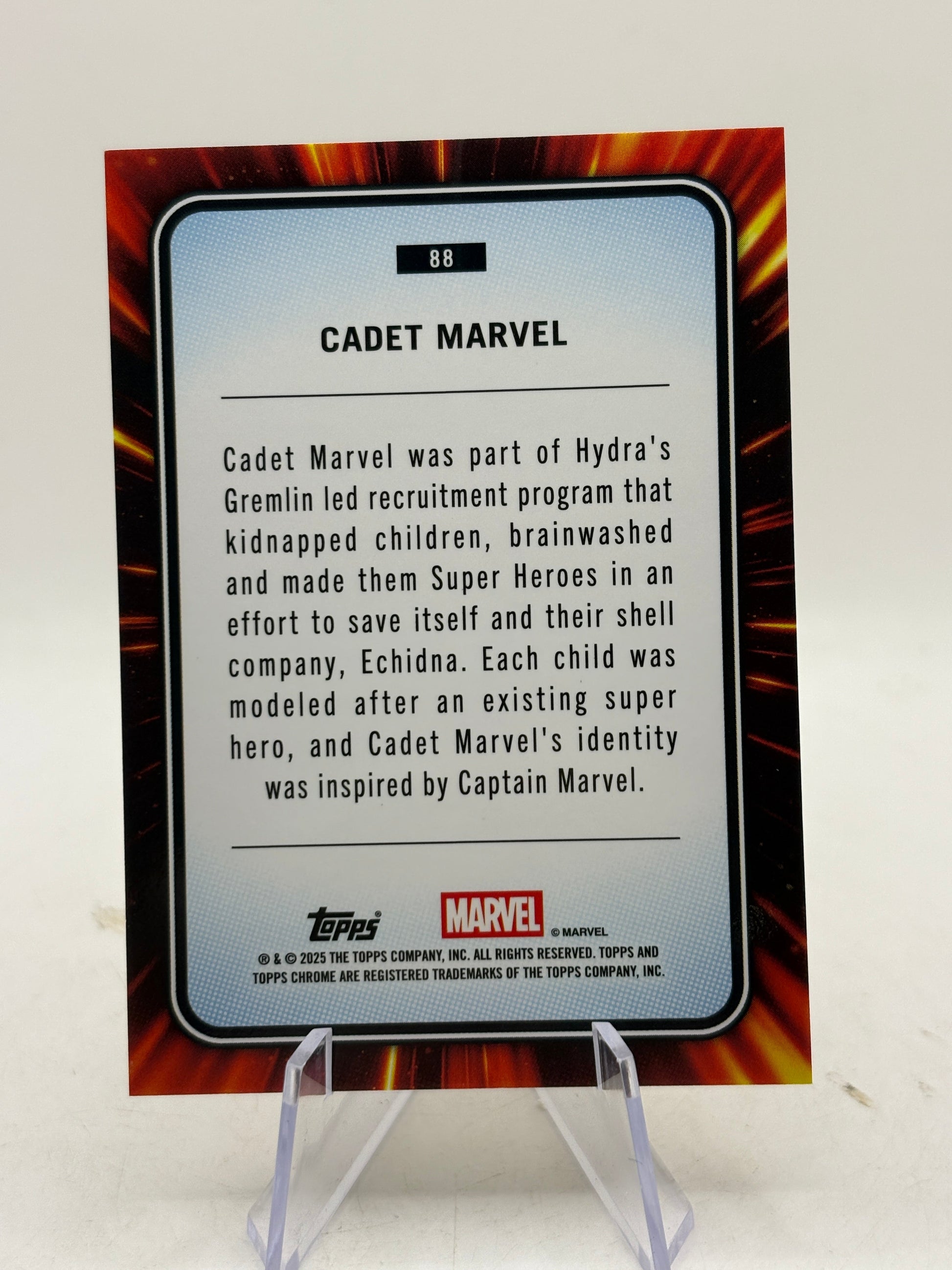 2025 Topps Chrome Marvel Cadet Gold Wave Refractor #/50 FRENLY BRICKS - Open 7 Days