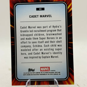 2025 Topps Chrome Marvel Cadet Gold Wave Refractor #/50 FRENLY BRICKS - Open 7 Days