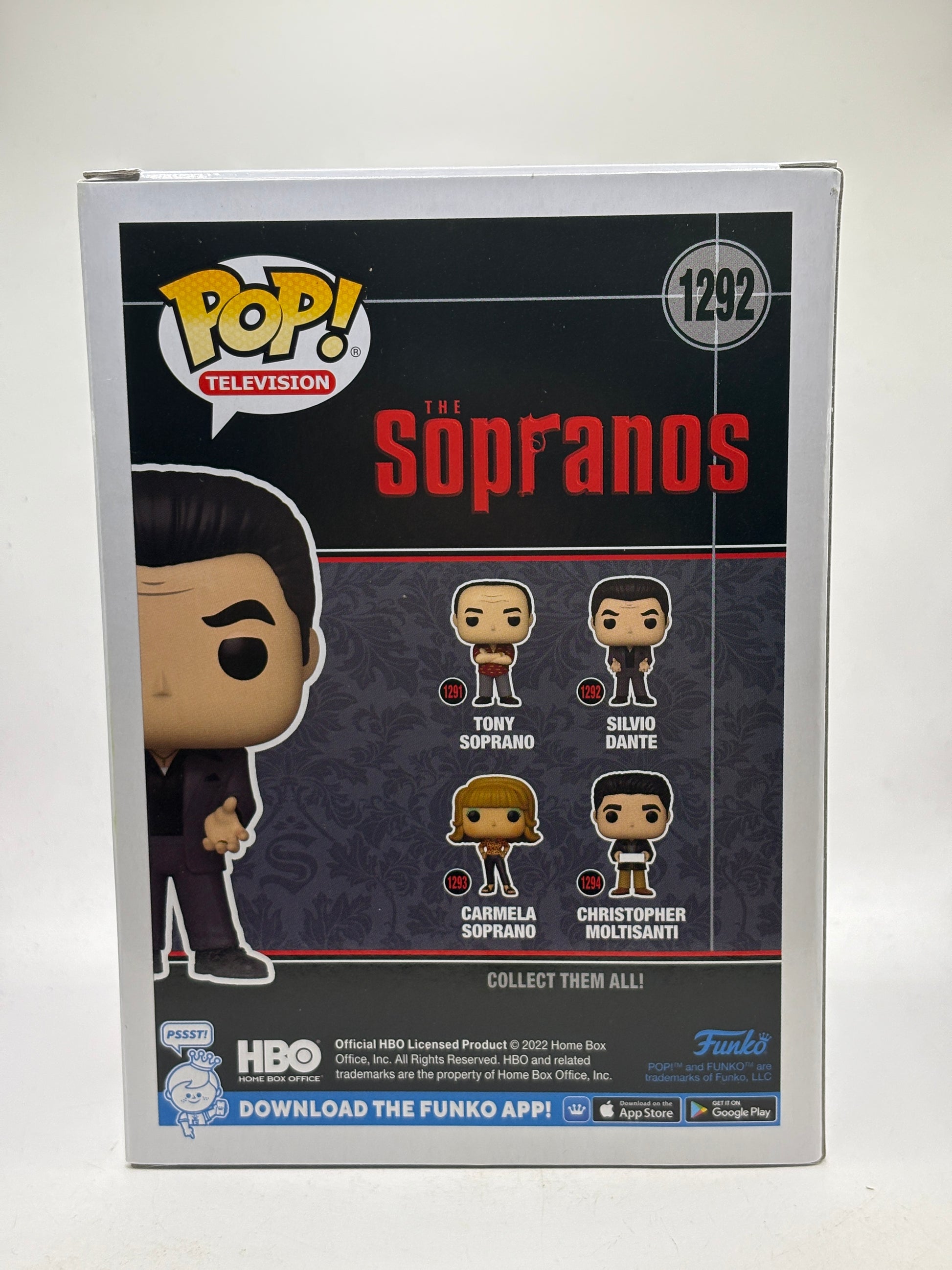 Funko POP! Television The Sopranos #1292 Silvio Dante Vinyl Figure image 3