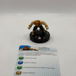 HeroClix DC Comics Mammoth #011 Loose Figure With Card FRENLY BRICKS - Open 7 Days