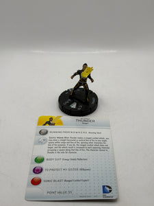 HeroClix DC Comics - Thunder #041 Loose Figure with Card