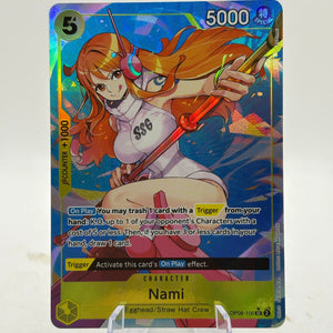 Nami OP08-106 SR  Alt Art  English One Piece Two Legends NM FRENLY BRICKS - Open 7 Days
