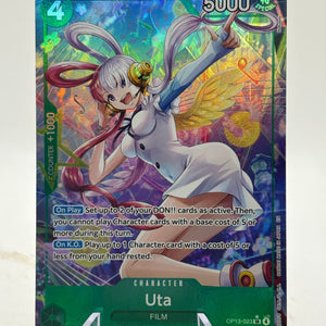 Uta OP13-023 SR (Alt Art) Carrying on His Will One Piece Card Game English NM/M FRENLY BRICKS - Open 7 Days