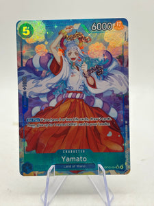 Yamato OP13-054 SR (Alt Art) Carrying on His Will One Piece TCG Card ENGLISH