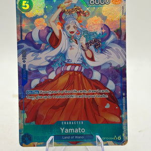 Yamato OP13-054 SR (Alt Art) Carrying on His Will One Piece TCG Card ENGLISH FRENLY BRICKS - Open 7 Days