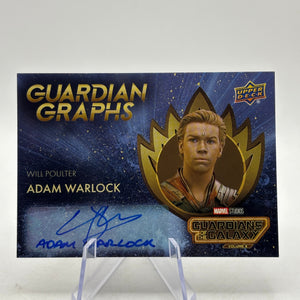 2024 UD Guardians of Galaxy Vol 3 ADAM WARLOCK by WILL POULTER AUTO #ggh-wp FRENLY BRICKS - Open 7 Days