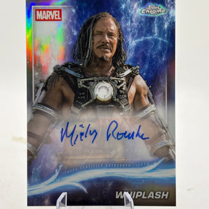 2025 Topps Chrome Marvel Studios Mickey Rourke as Whiplash Auto #AA-MKR FRENLY BRICKS - Open 7 Days