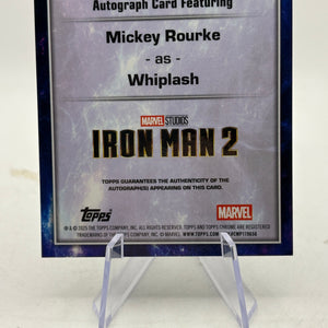 2025 Topps Chrome Marvel Studios Mickey Rourke as Whiplash Auto #AA-MKR FRENLY BRICKS - Open 7 Days